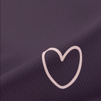 Hollow Mini Heart Piqué