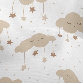 Clouds Dotted With Falling Sta Lightweight Performance Linen