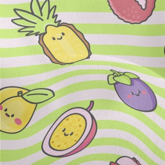 Cute And Rich Fruits Lightweight Performance Linen