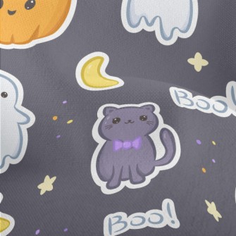 Super Cute Halloween Pumpkin Lightweight Performance Linen