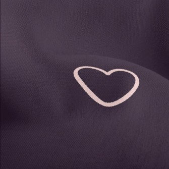 Hollow Mini Heart Lightweight Performance Linen