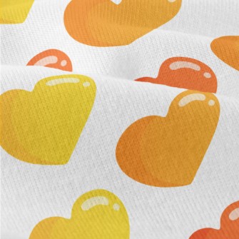 Cartoon Glossy Love Heart Modern Jersey