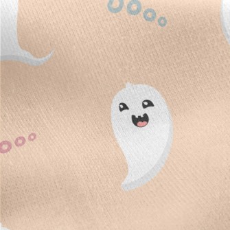Cute Expression Ghost Jersey Backed Fleece