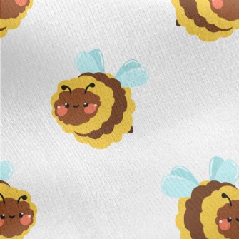 Cotton Body Bee Jersey Backed Fleece