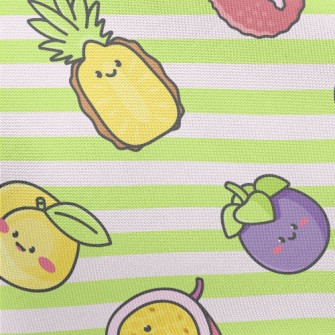 Cute And Rich Fruits Pongee