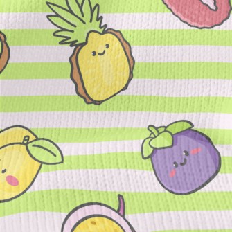 Cute And Rich Fruits Stretch Jersey