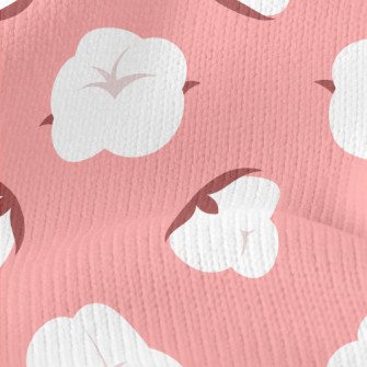 Fluffy Soft Flowers Stretch Jersey