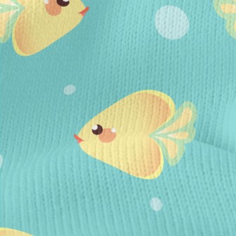 Ocean Love Fish Stretch Jersey