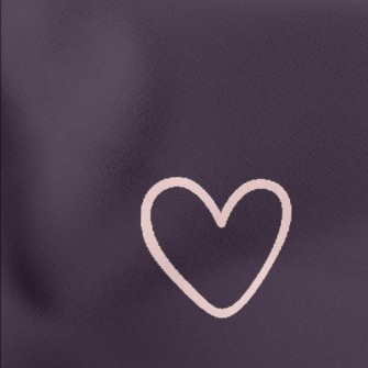 Hollow Mini Heart Lightweight Cotton Poplin