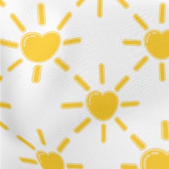 Cute Love Sun Lightweight Cotton Poplin