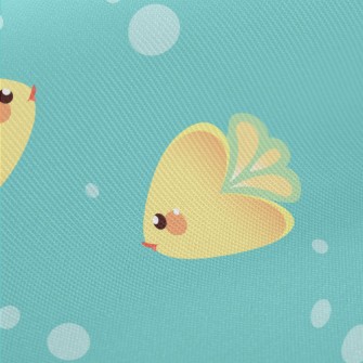 Ocean Love Fish Midweight Cotton Poplin