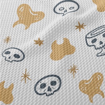Gold Teeth Skull Birdseye Piqué