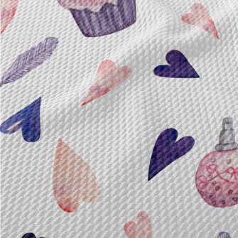 Watercolor Heart Perfume Birdseye Piqué
