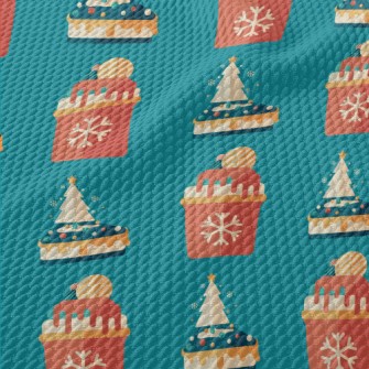 Christmas Tree Cake Birdseye Piqué