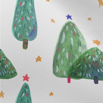 Cute Style Christmas Tree Chiffon