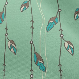 Long Feather Pendant Chiffon