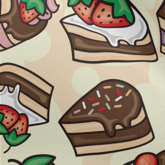 Strawberry Chocolate Cake Chiffon