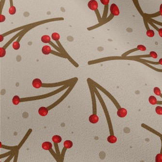 Small Berry Branch Chiffon