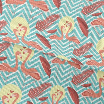 Flamingo In Love Waterproof Oxford