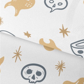 Gold Teeth Skull Waterproof Oxford
