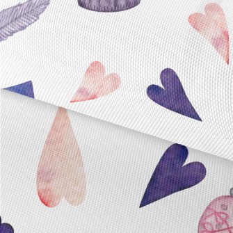 Watercolor Heart Perfume Waterproof Oxford