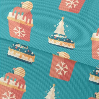 Christmas Tree Cake Waterproof Oxford