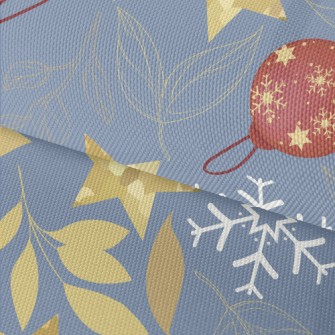 Snowflake Gold Star Decoration Waterproof Oxford