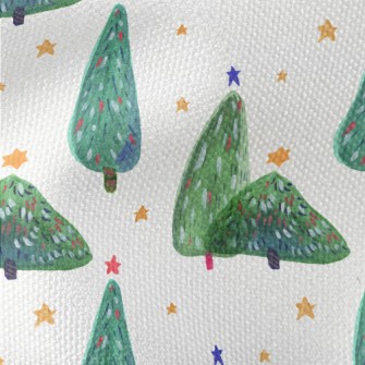 Cute Style Christmas Tree Waterproof Canvas