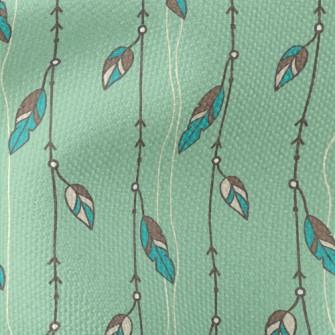 Long Feather Pendant Waterproof Canvas