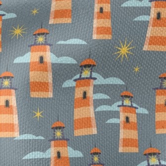 Guiding Lighthouse Waterproof Canvas