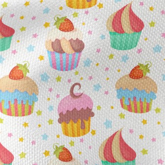 Colorfully Decorated Cupcakes Waterproof Canvas
