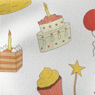 Various Celebration Cakes Waterproof Canvas