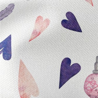 Watercolor Heart Perfume Waterproof Canvas