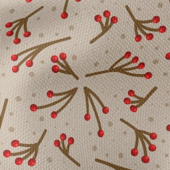 Small Berry Branch Waterproof Canvas