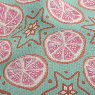 Sweet And Juicy Grapefruit Athletic Mesh Flat Back