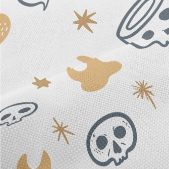 Gold Teeth Skull Performance Linen
