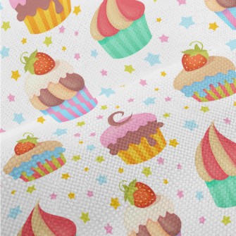 Colorfully Decorated Cupcakes Performance Linen