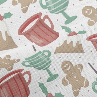 Gingerbread Cookies With Cup Performance Linen