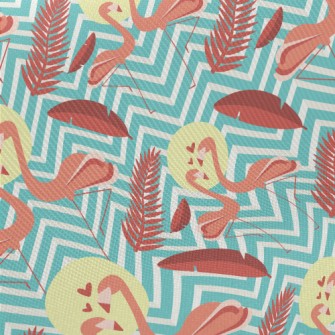 Flamingo In Love Twill