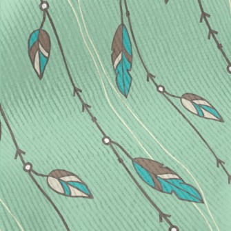 Long Feather Pendant Standard Corduroy