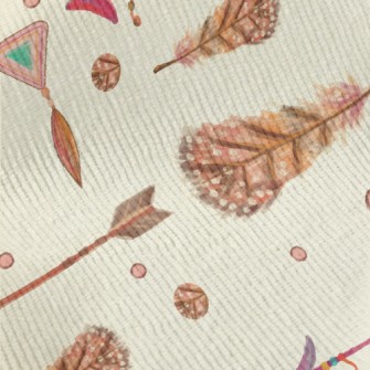 Art Watercolor Arrow History Standard Corduroy