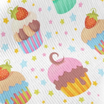 Colorfully Decorated Cupcakes Standard Corduroy