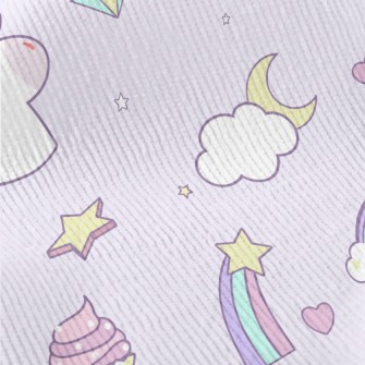 Colored Diamond Unicorn Standard Corduroy