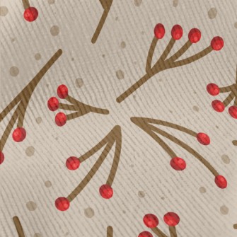 Small Berry Branch Standard Corduroy