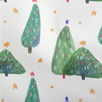 Cute Style Christmas Tree Dobby