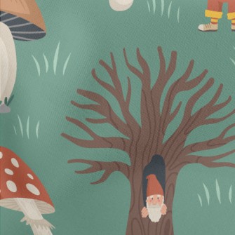 Mushroom Village Elf Stretch Ponte