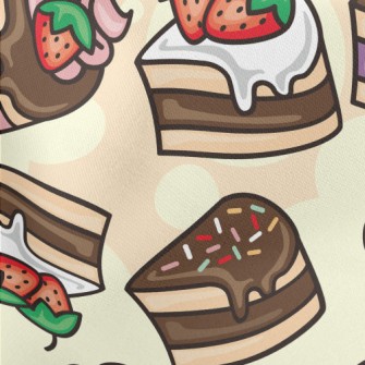 Strawberry Chocolate Cake Stretch Ponte