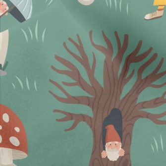 Mushroom Village Elf Micro Fleece