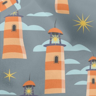 Guiding Lighthouse Micro Fleece