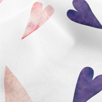 Watercolor Heart Perfume Micro Fleece